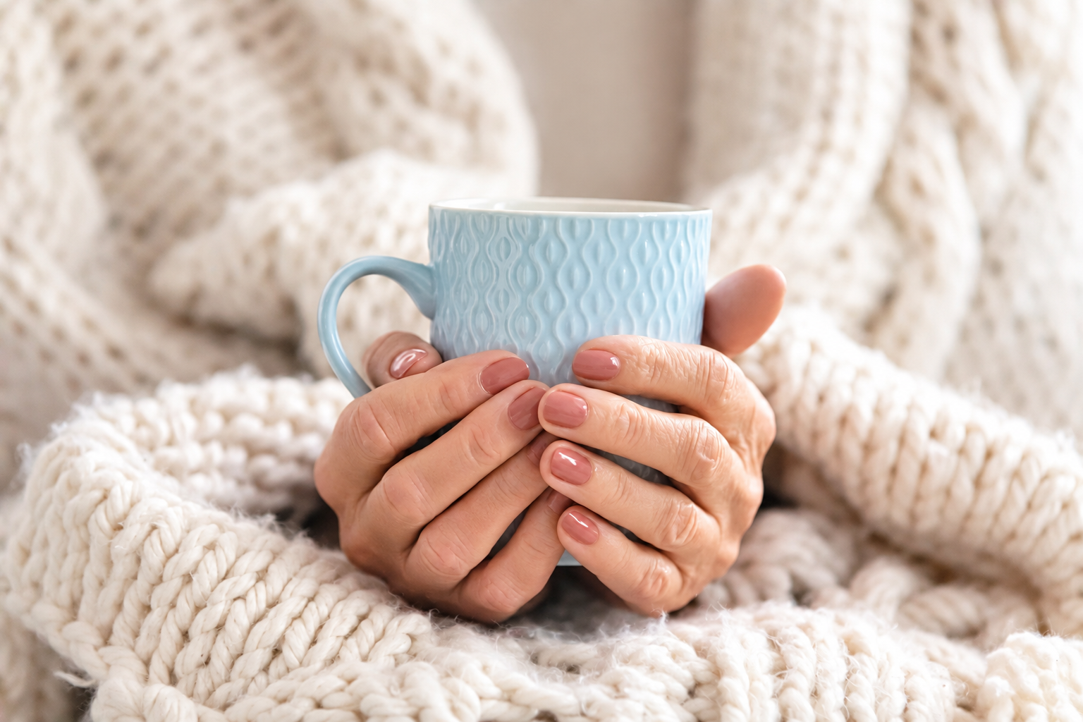 mug hands brightened